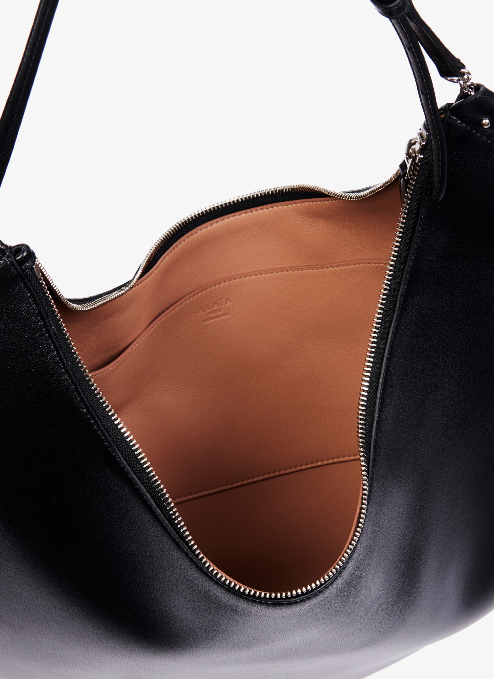 Half moon large bag - Black intense