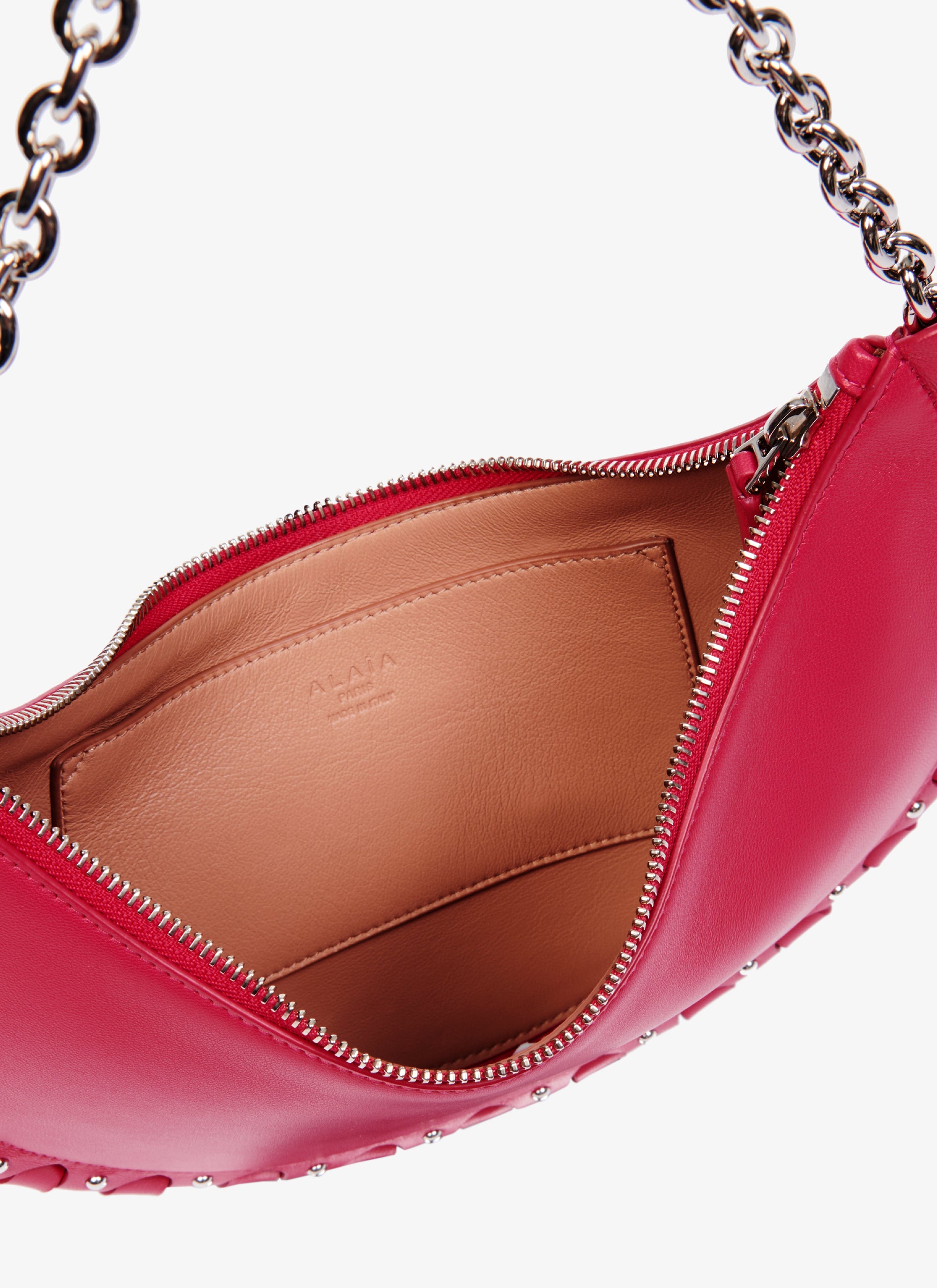 Half moon bag - Raspberry