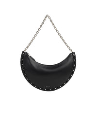 Shoulder bag Le Demi-Lune in leather - Black