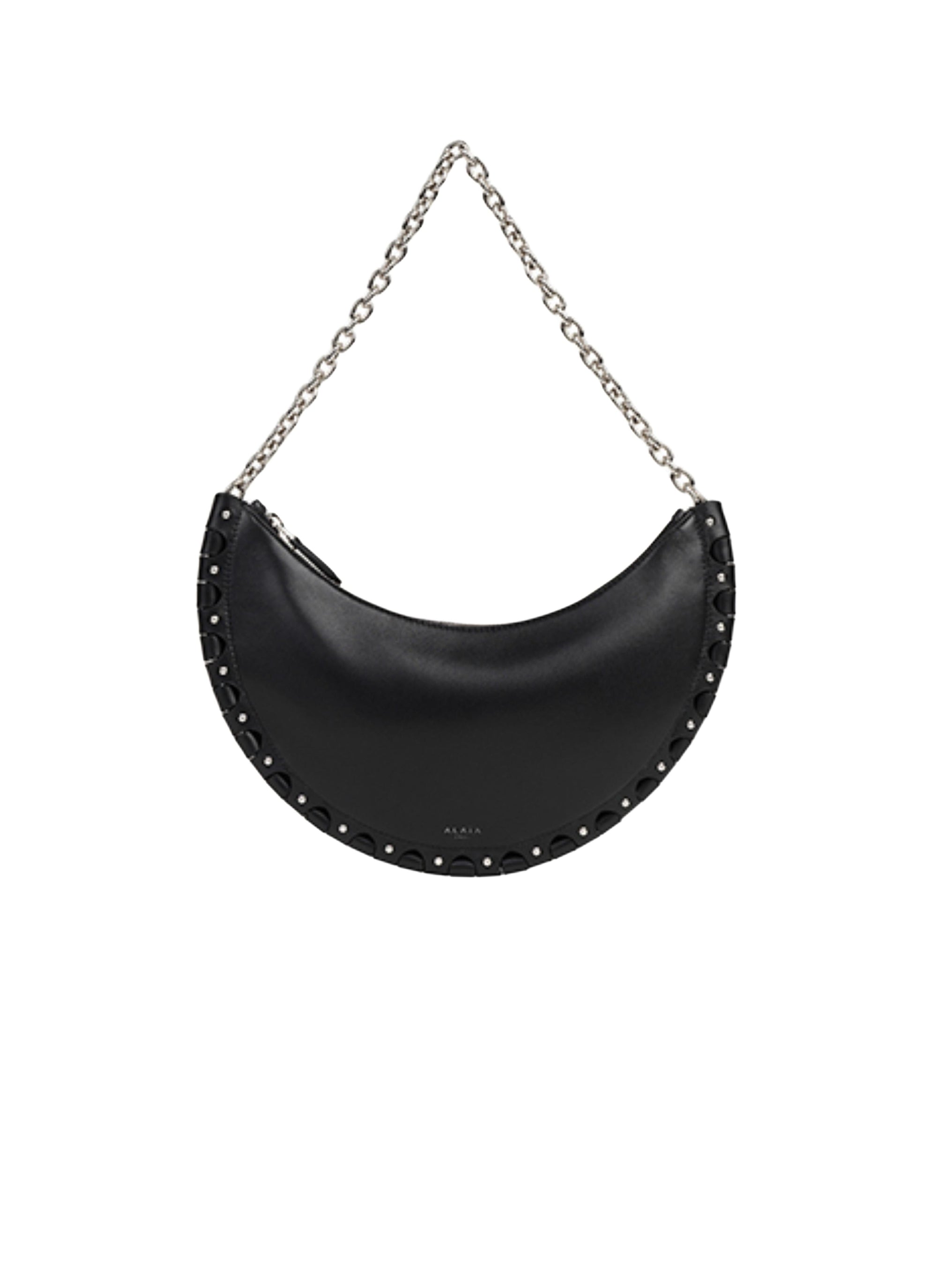 Shoulder bag Le Demi-Lune in leather - Black