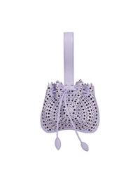 Sac porté en main Rose Marie en cuir - Parme Clair