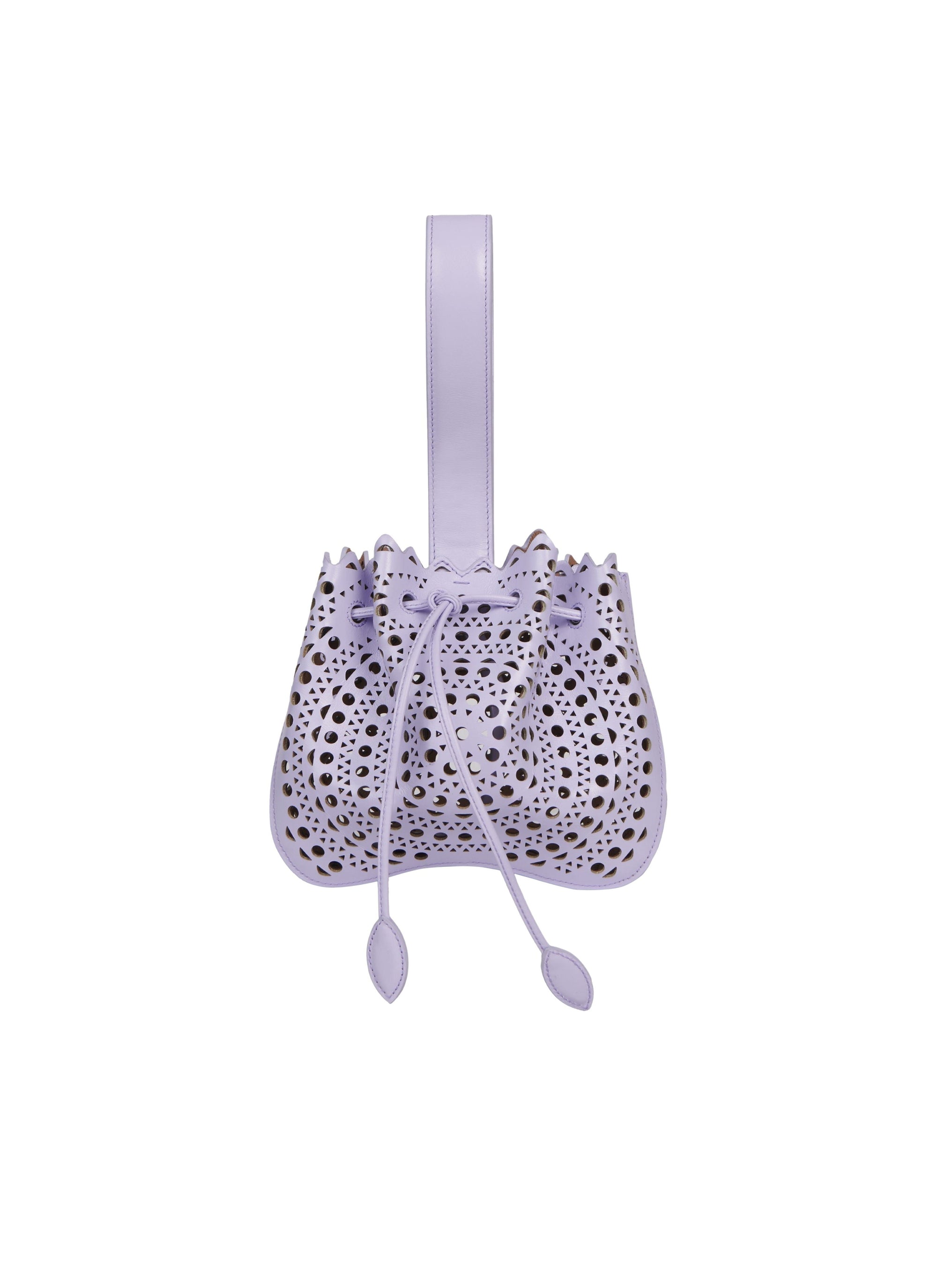 Sac porté en main Rose Marie en cuir - Parme Clair