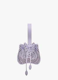 Sac porté en main Rose Marie en cuir - Parme Clair