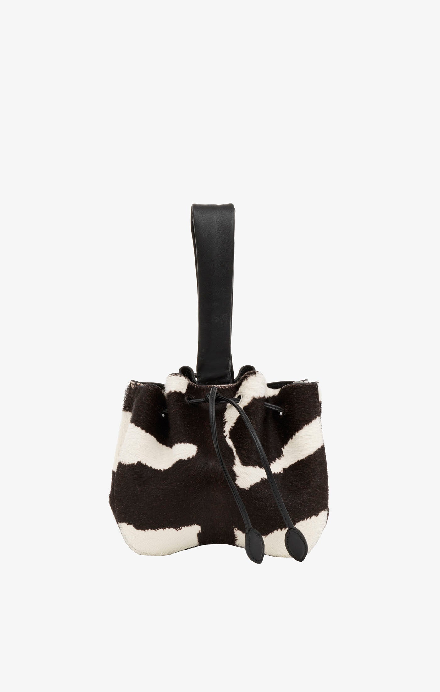 Bag Rose Marie 16 in Leather - White & Black