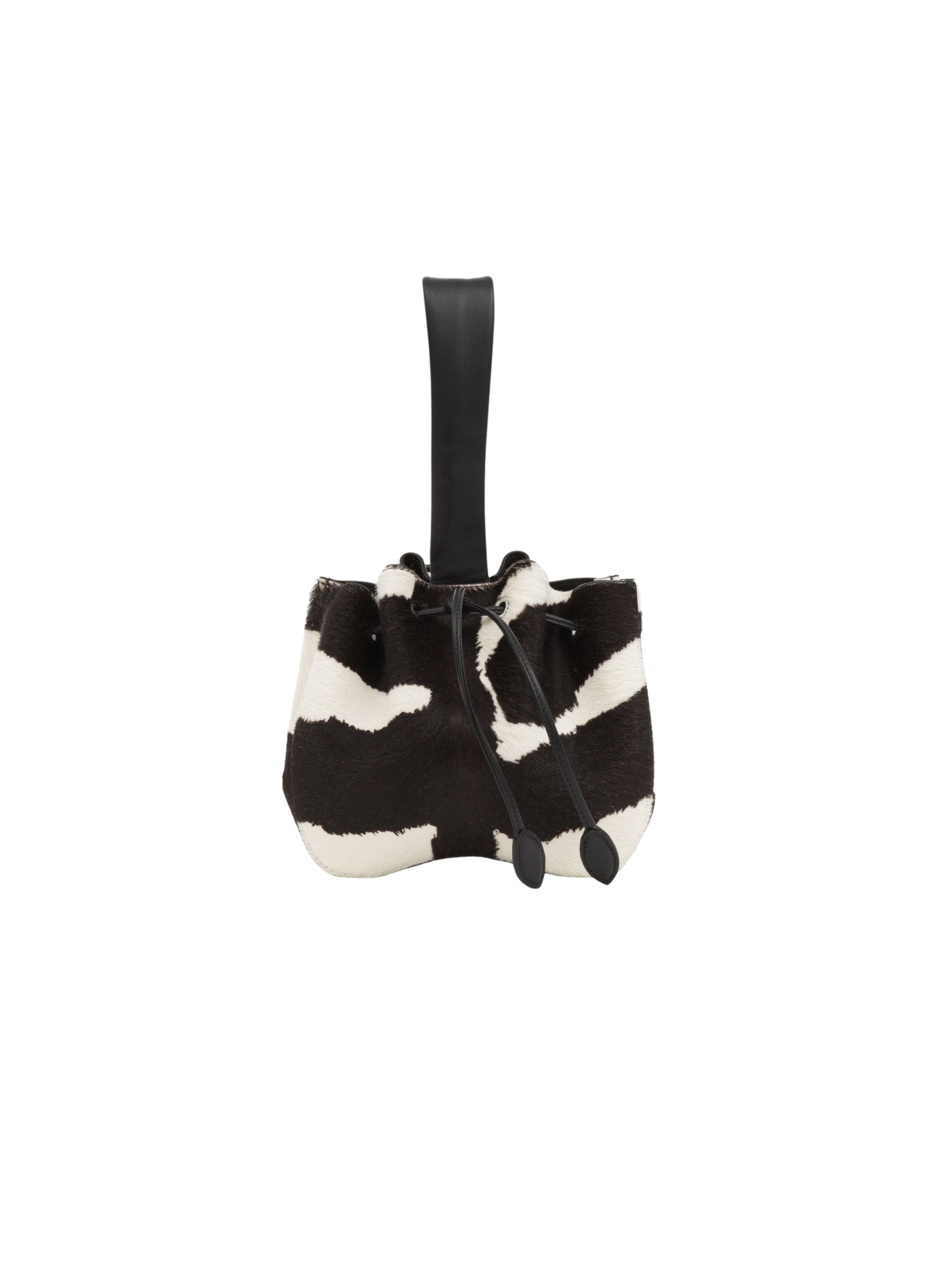 Bag Rose Marie 16 in Leather - White & Black