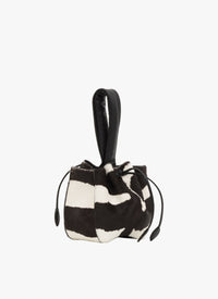 Bag Rose Marie 16 in Leather - White & Black