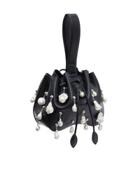 Sac Rose Marie en cuir - Noir