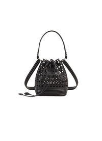 Le Sceau bag in smooth leather - Black