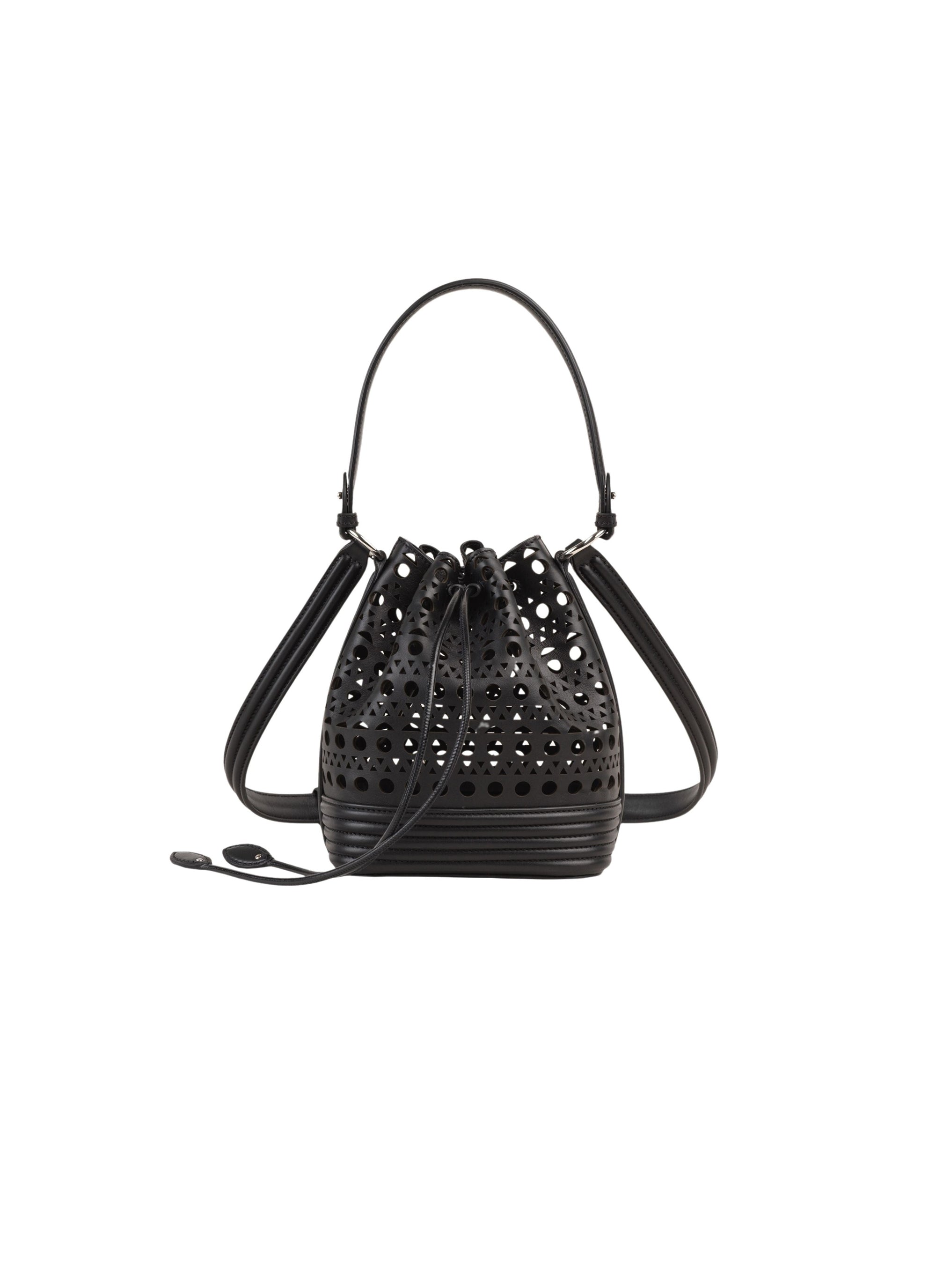 Le Sceau bag in smooth leather - Black