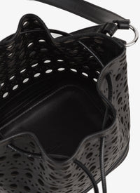 Le Sceau bag in smooth leather - Black