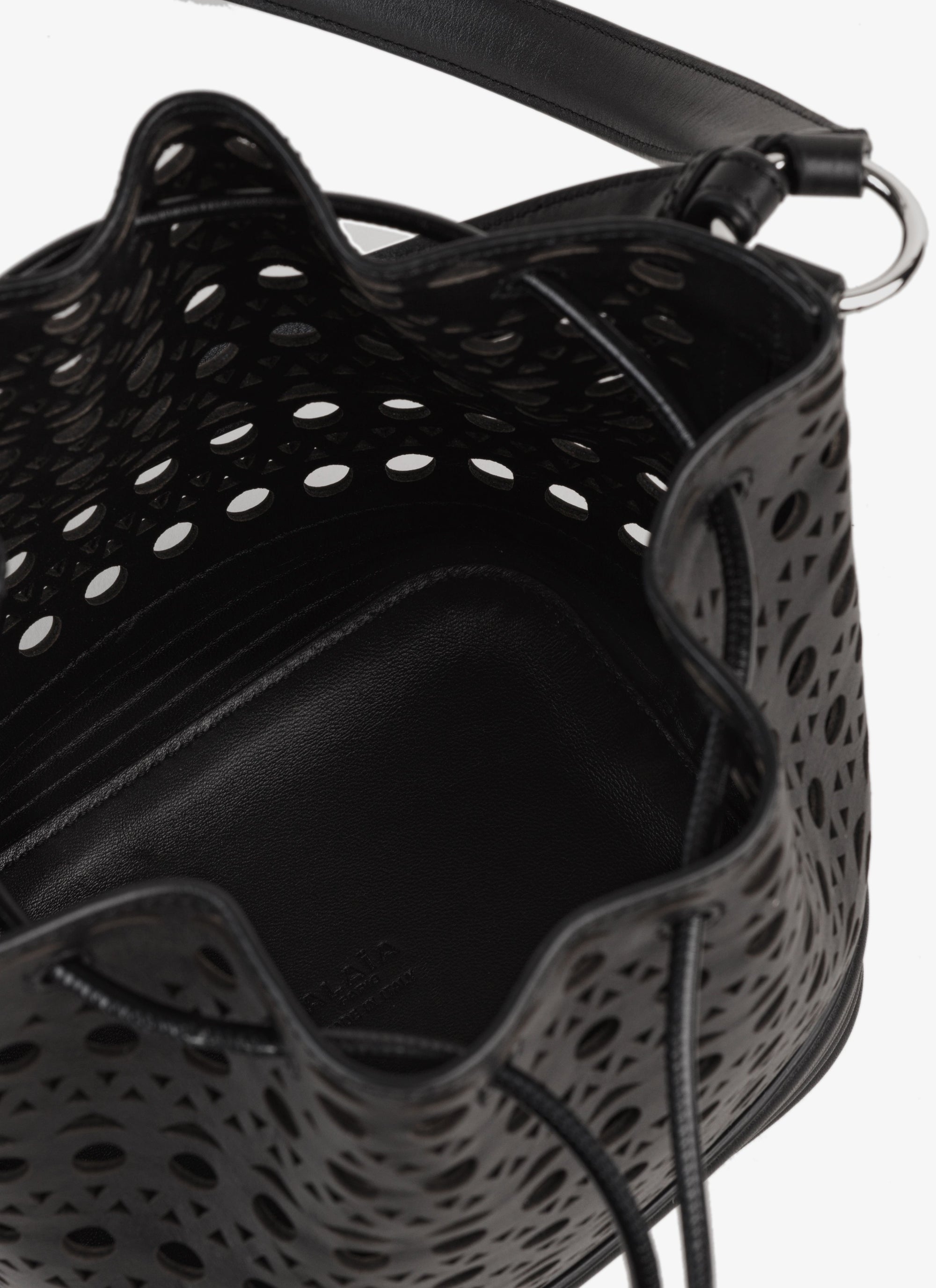 Le Sceau bag in smooth leather - Black