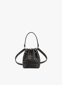 Le Sceau bag in smooth leather - Black
