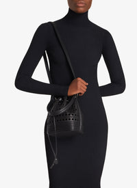 Le Sceau bag in smooth leather - Black
