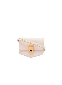 Mini sac Le Papa en cuir - Ivoire