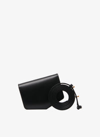 Mini sac Le Papa en cuir - Noir