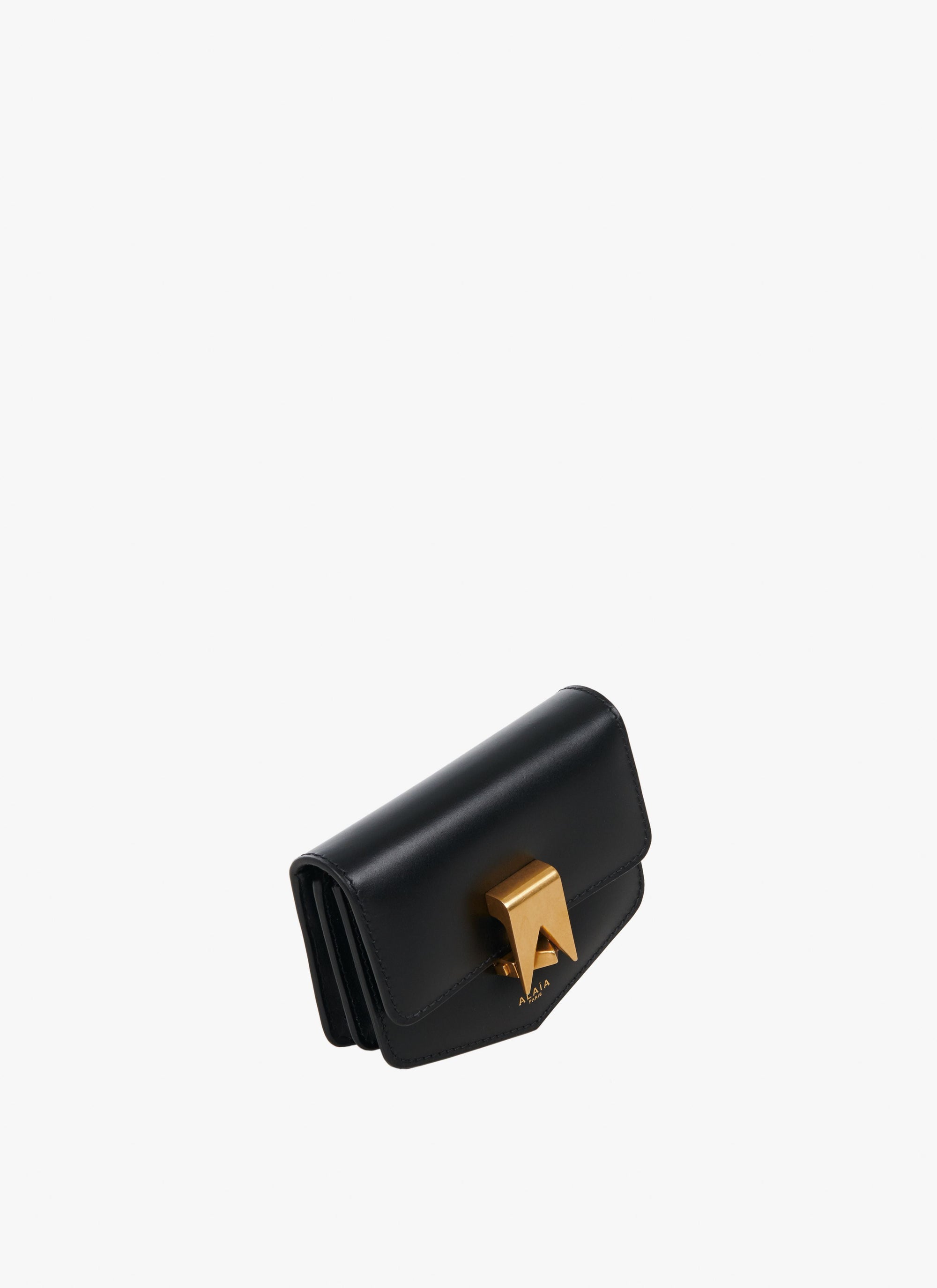 Mini sac Le Papa en cuir - Noir