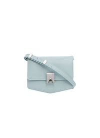 Petit sac Le Papa en cuir - Gris Vert