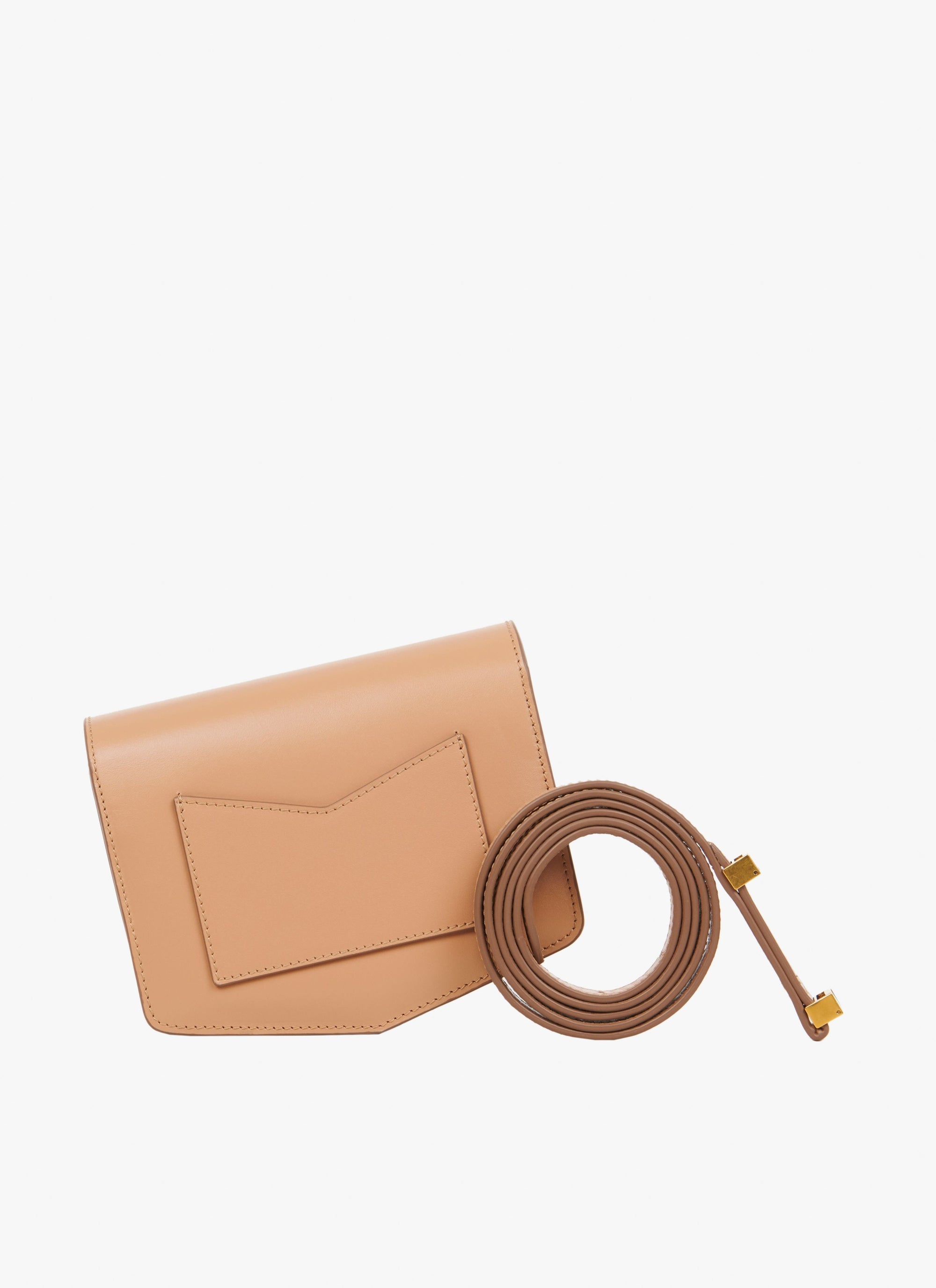 Petit sac Le Papa en cuir - Rose Ancien