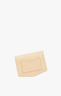 Le Papa shiny leather chain bag - Dune