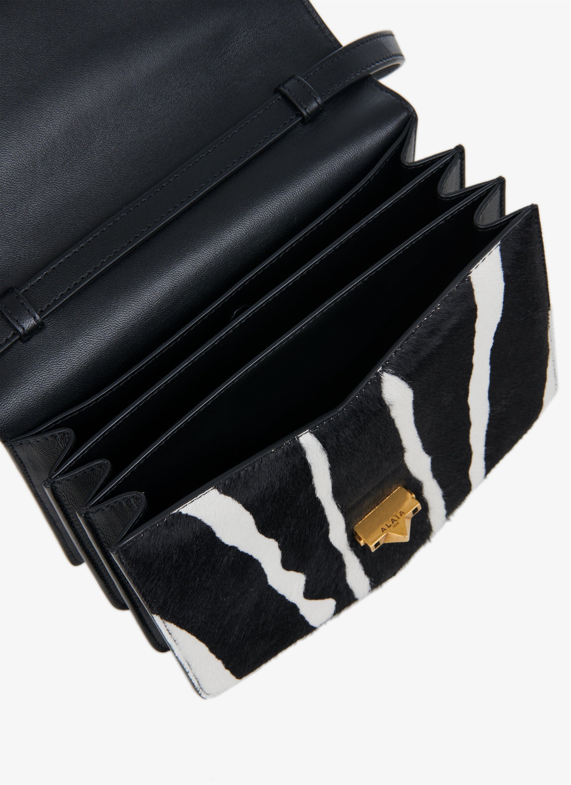 Sac Le Papa en cuir - Blanc & Noir