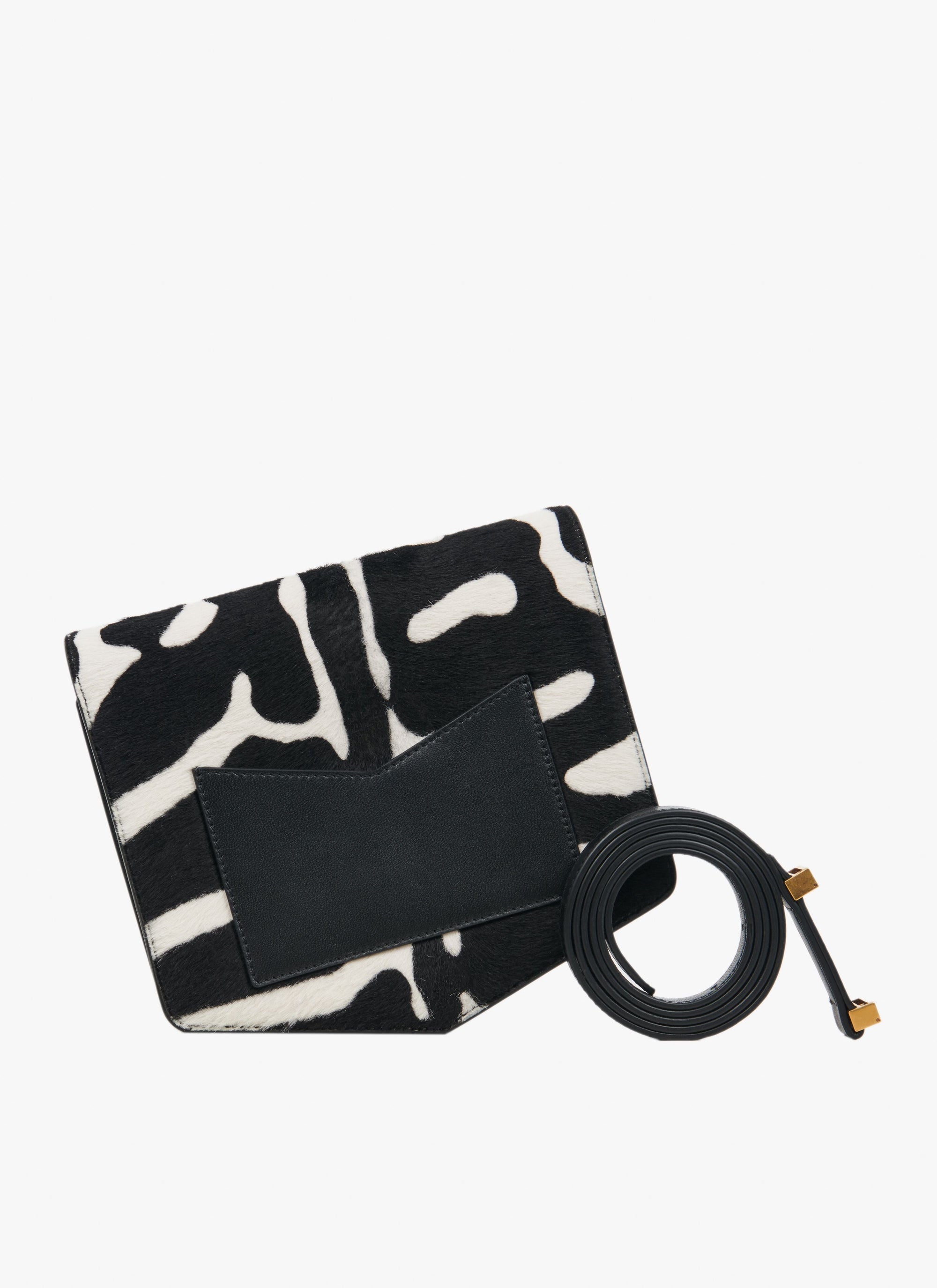 Sac Le Papa en cuir - Blanc & Noir