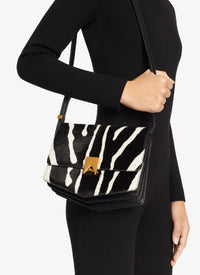 Sac Le Papa en cuir - Blanc & Noir