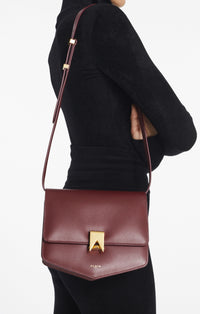 Sac Le Papa en cuir - Rouge Grenat