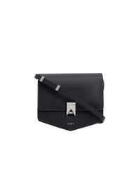 Sac Le Papa en cuir - Noir & Argent