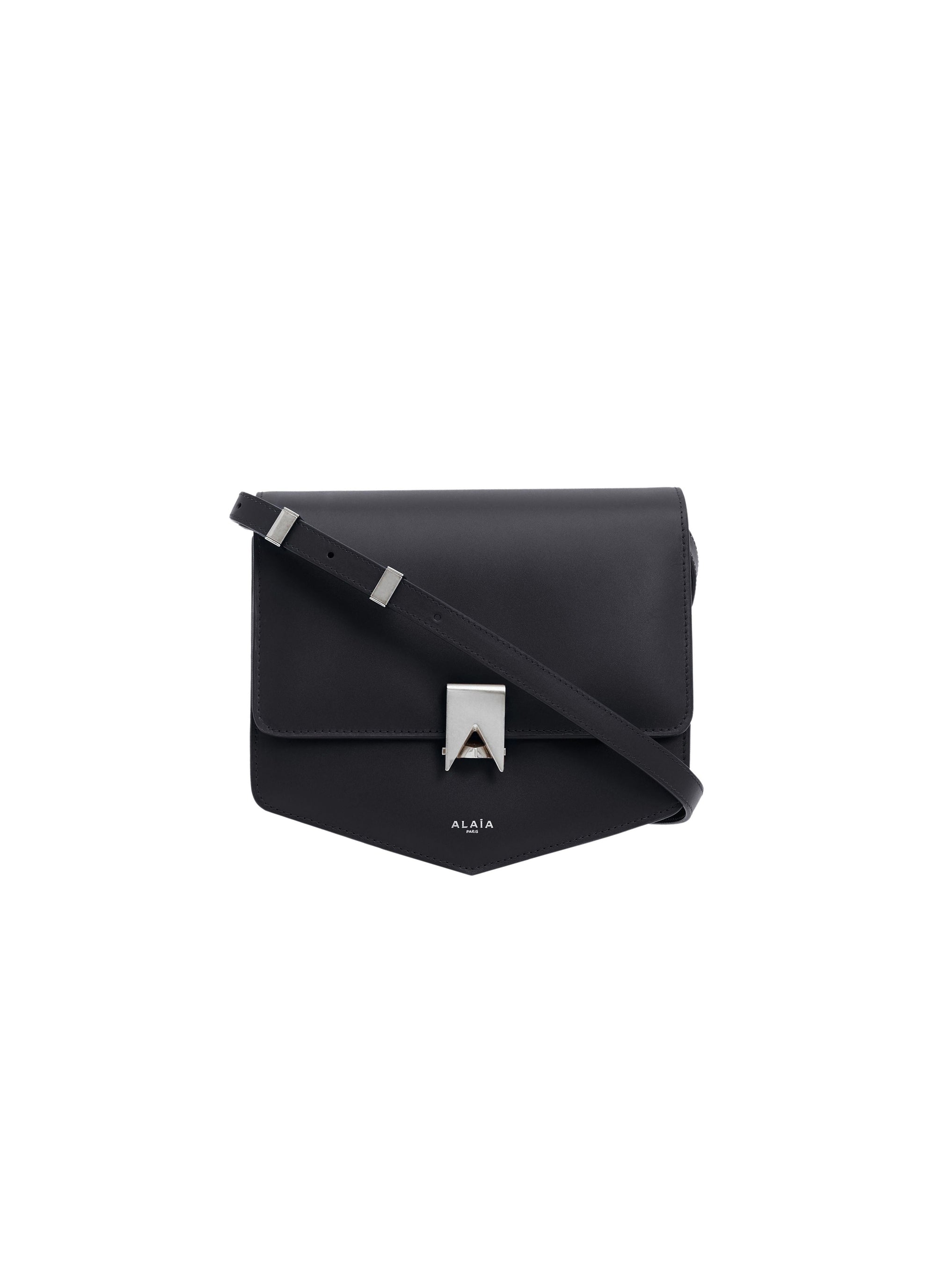 Sac Le Papa en cuir - Noir & Argent