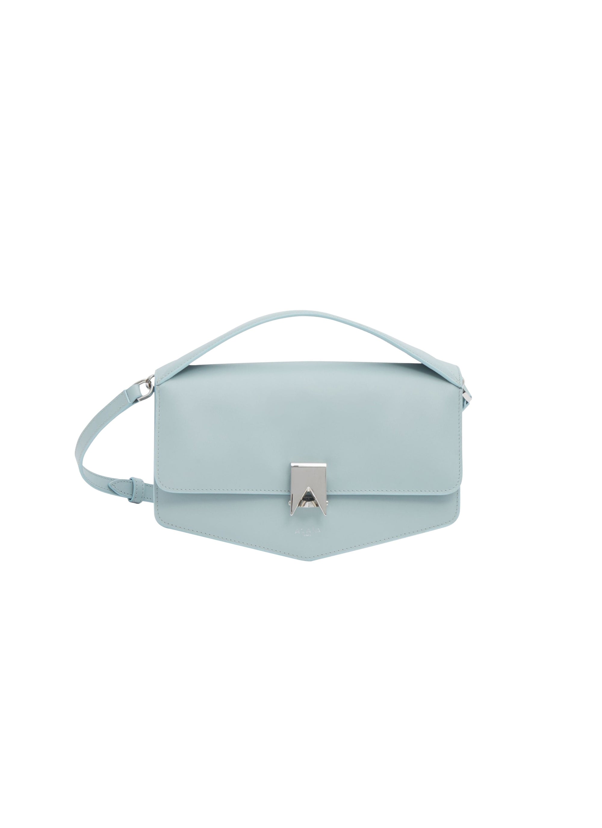 Sac Le Papa à chaine en cuir - Gris Vert