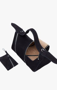 Sac Le Zip en cuir grainé - Noir