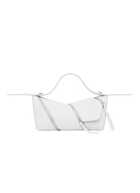 Le Zip bag in grained leather - Ivory