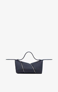Sac Le Zip en cuir grainé - Noir