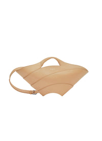 Sac Khaima en cuir lisse brillant - Dune