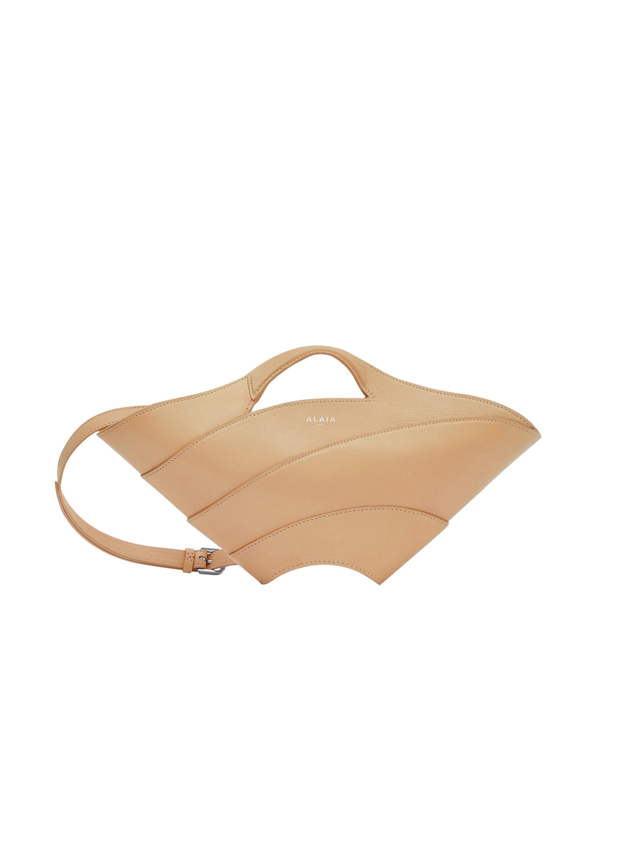 Sac Khaima en cuir lisse brillant - Dune