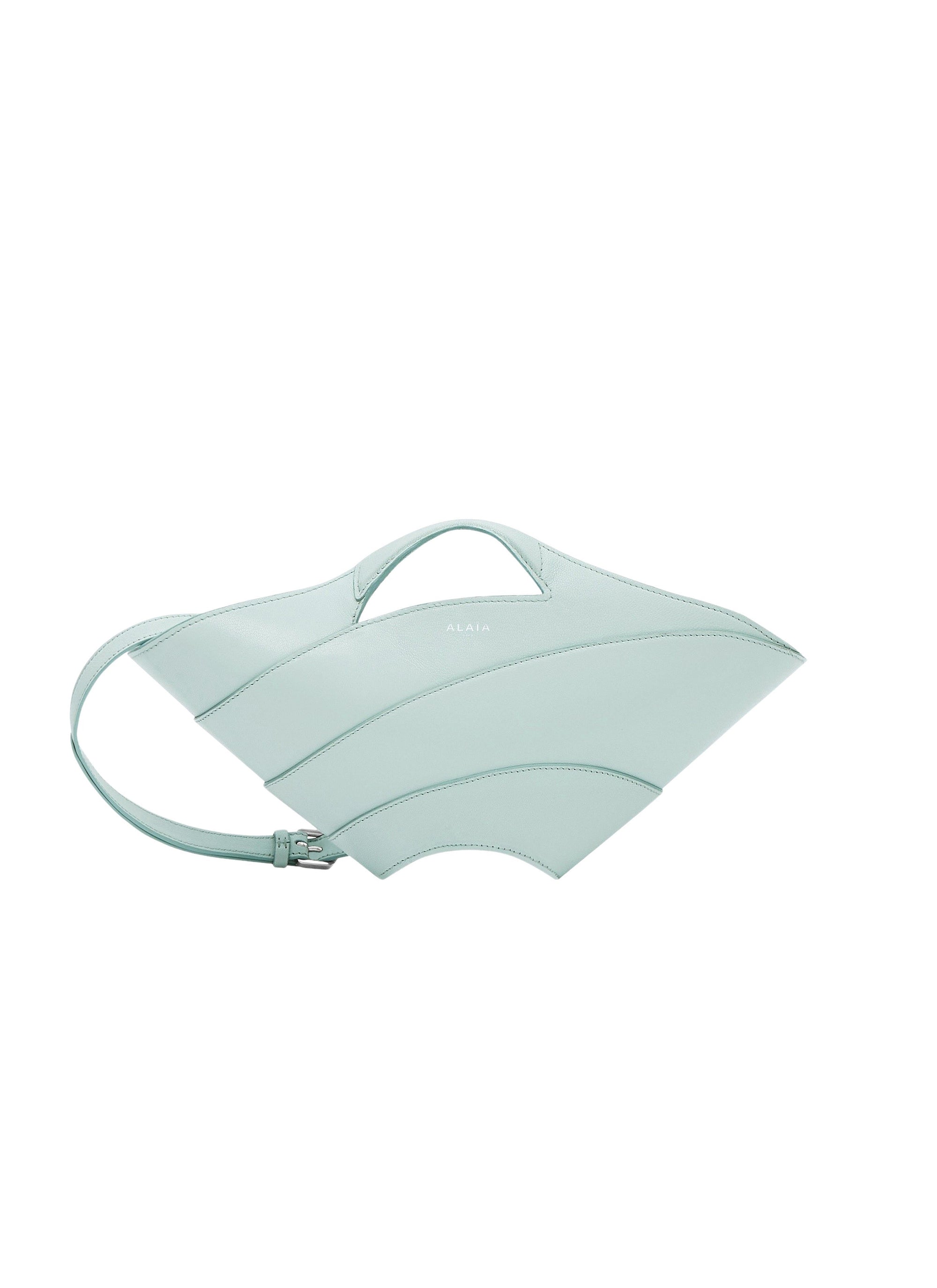 Khaima bag in smooth shiny leather - Pastel Mint