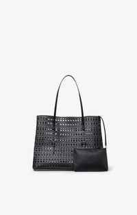 Sac Mina 50 en cuir - Noir