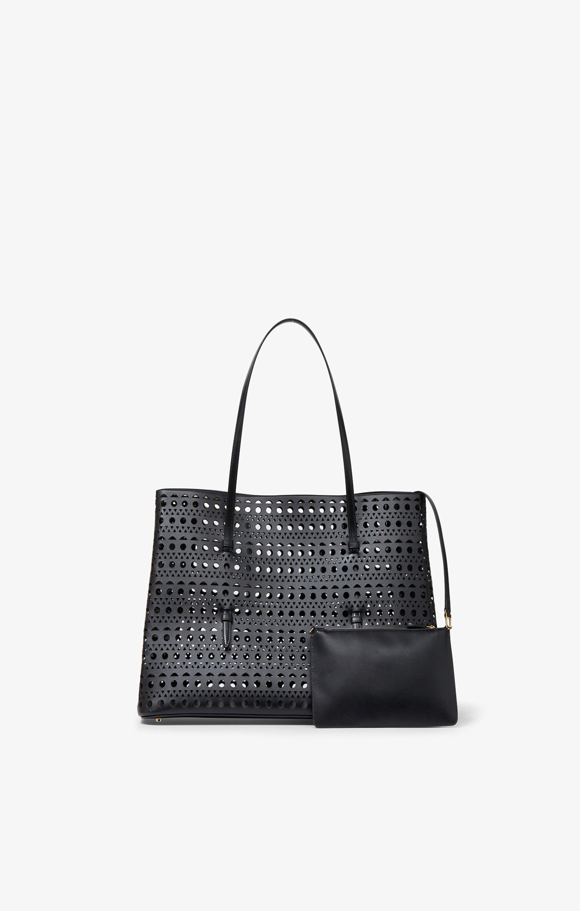 Sac Mina 50 en cuir - Noir