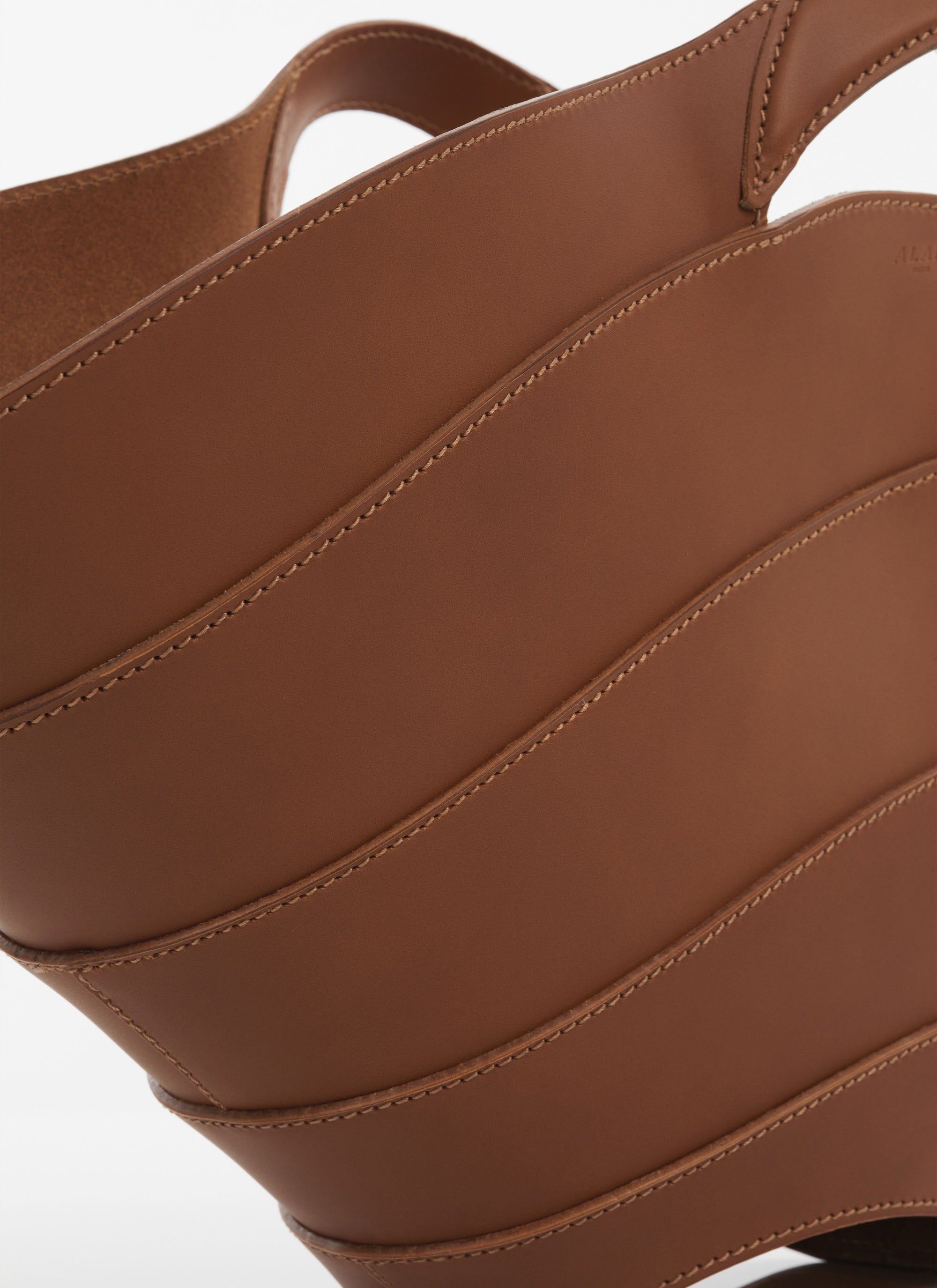 Sac Khaima en cuir - Cognac