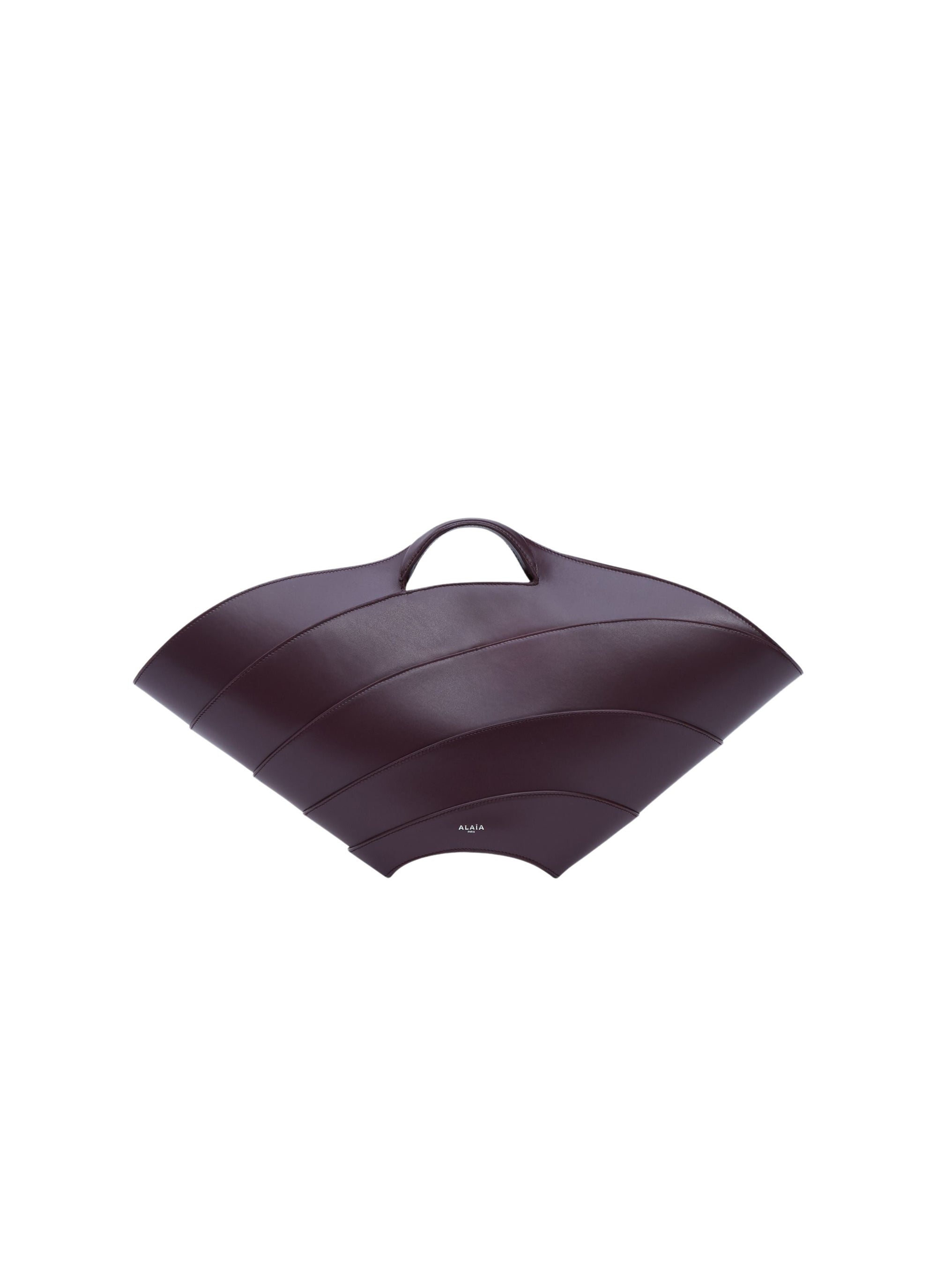 Khaima bag in smooth shiny leather - Almandite