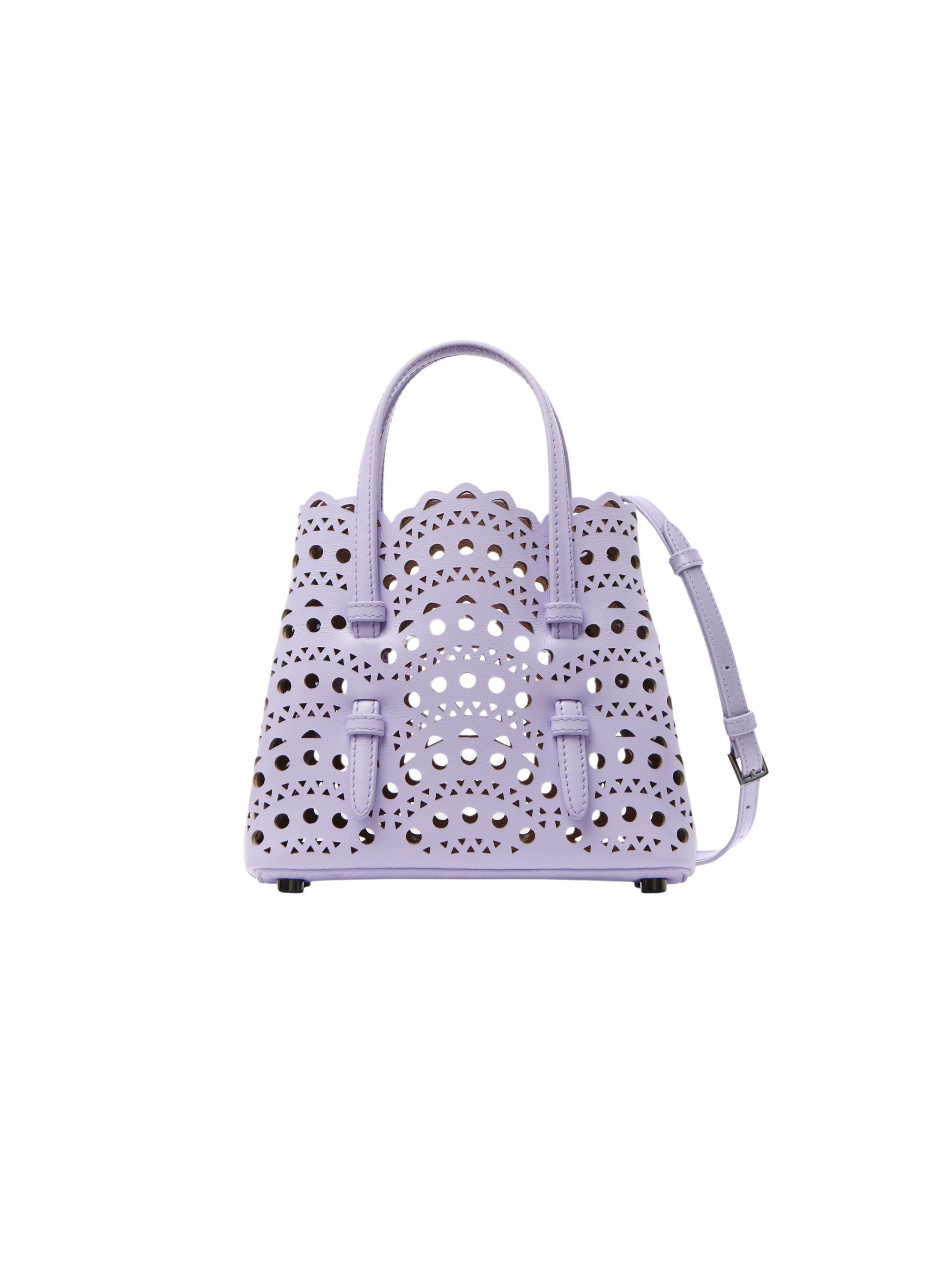 Sac Mina 16 en cuir - Parme Clair