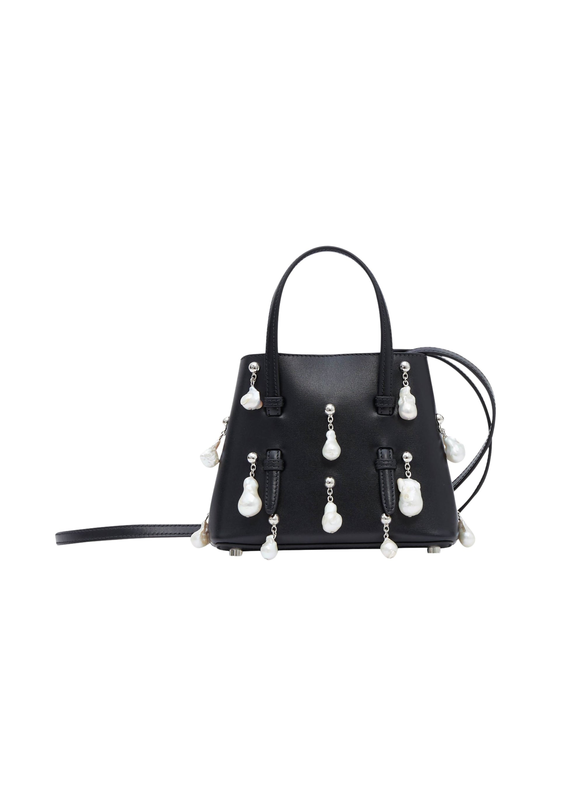 Sac Mina 16 en cuir - Noir