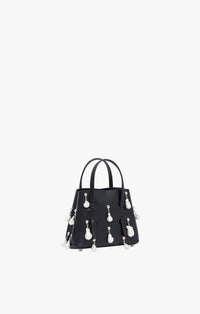 Sac Mina 16 en cuir - Noir
