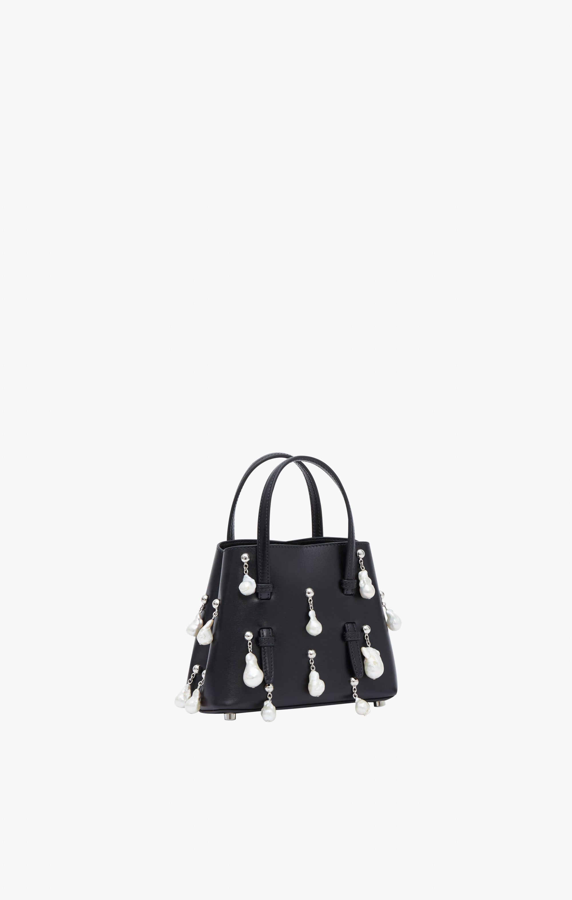 Sac Mina 16 en cuir - Noir