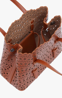 Sac Mina 20 en cuir - Cognac