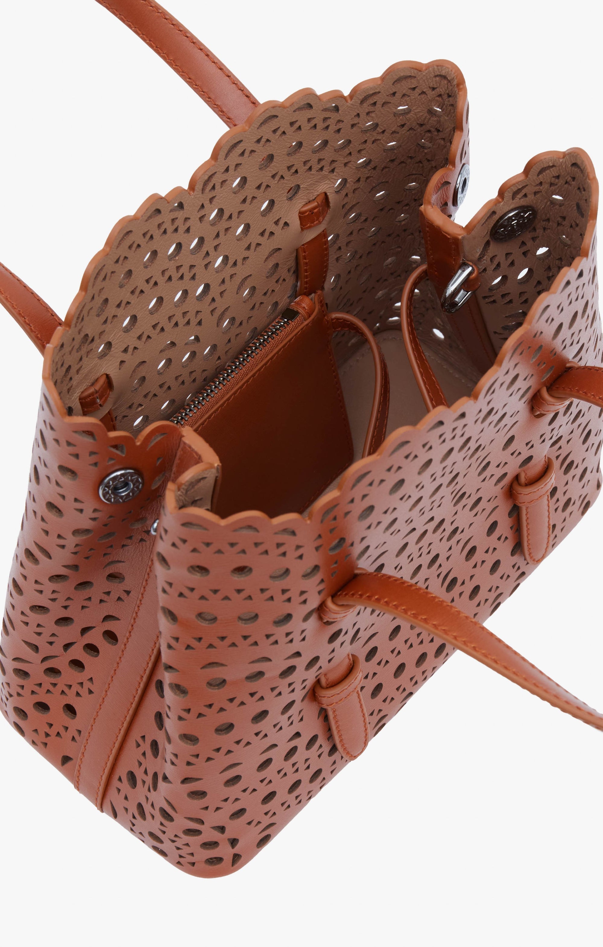 Sac Mina 20 en cuir - Cognac