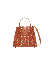 Mina 25 leather bag - Cognac