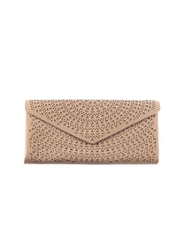 Openwork leather Oum bag - Sand