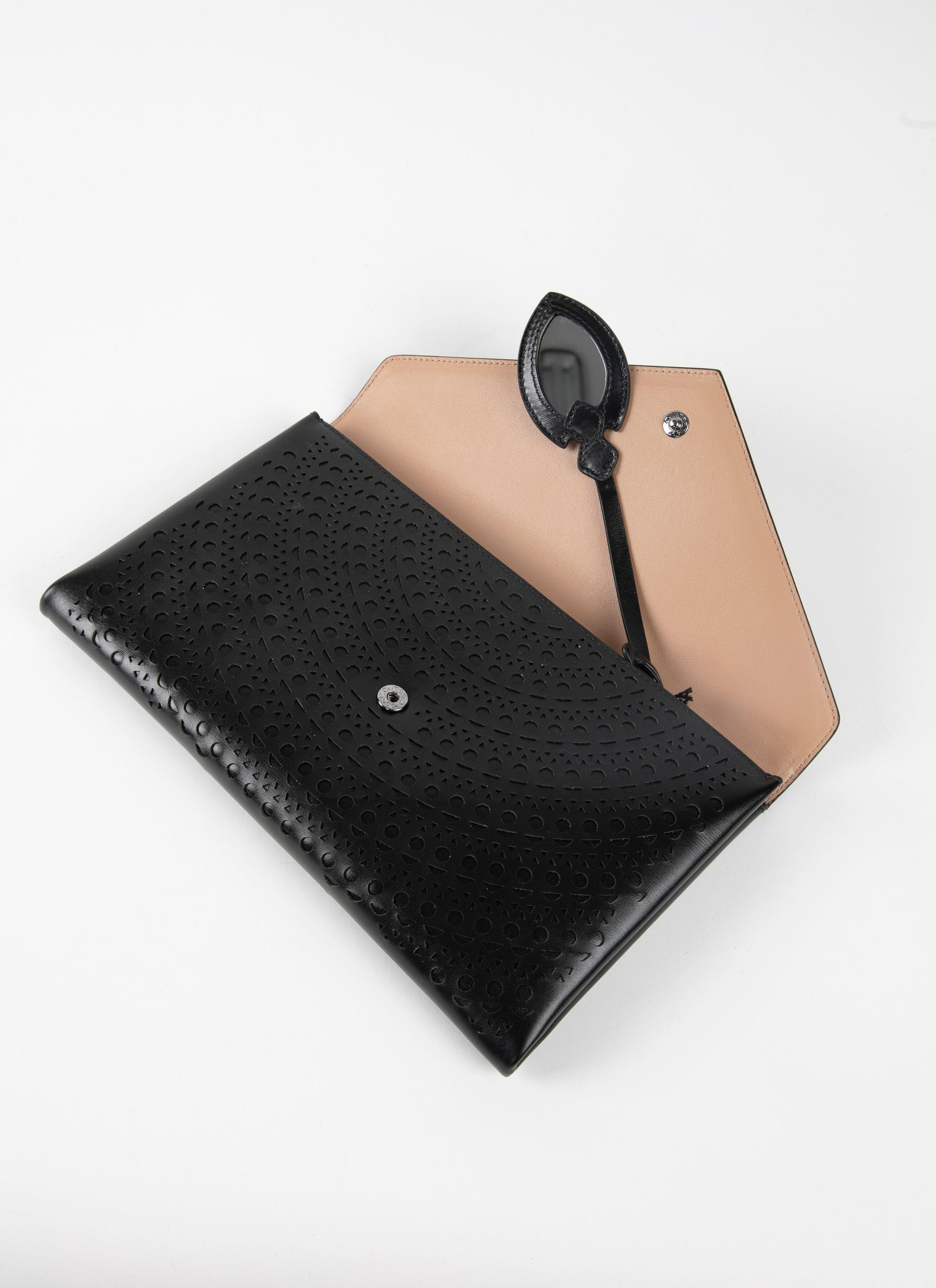 Sac Oum ajouré en cuir - Noir