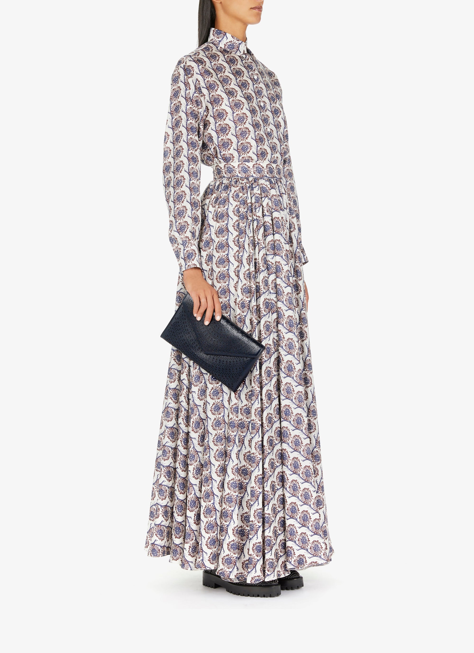 Sac Oum ajouré en cuir - Noir